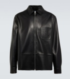 Loewe - Anagram leather overshirt