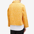 BODE Men's Pooch Jacket in Yellow/White