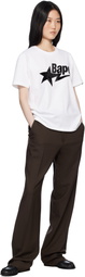 BAPE White Velour 'Bape' STA Logo T-shirt
