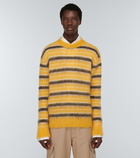 Marni - Striped mohair-blend sweater