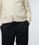 Thom Browne - 4-Bar wool and mohair cardigan