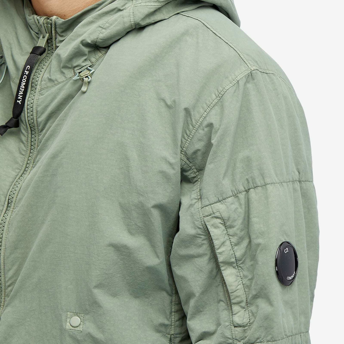 C.P. Company Men's Flatt Nylon Reversible Hooded Jacket in