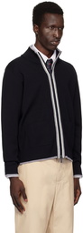 Thom Browne Navy Zip Cardigan