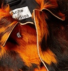 Acne Studios - Laius Overdyed Calf Hair Coat - Orange