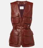 Dorothee Schumacher Broken Shine leather vest