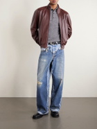 Acne Studios - Lokot Leather Jacket - Burgundy