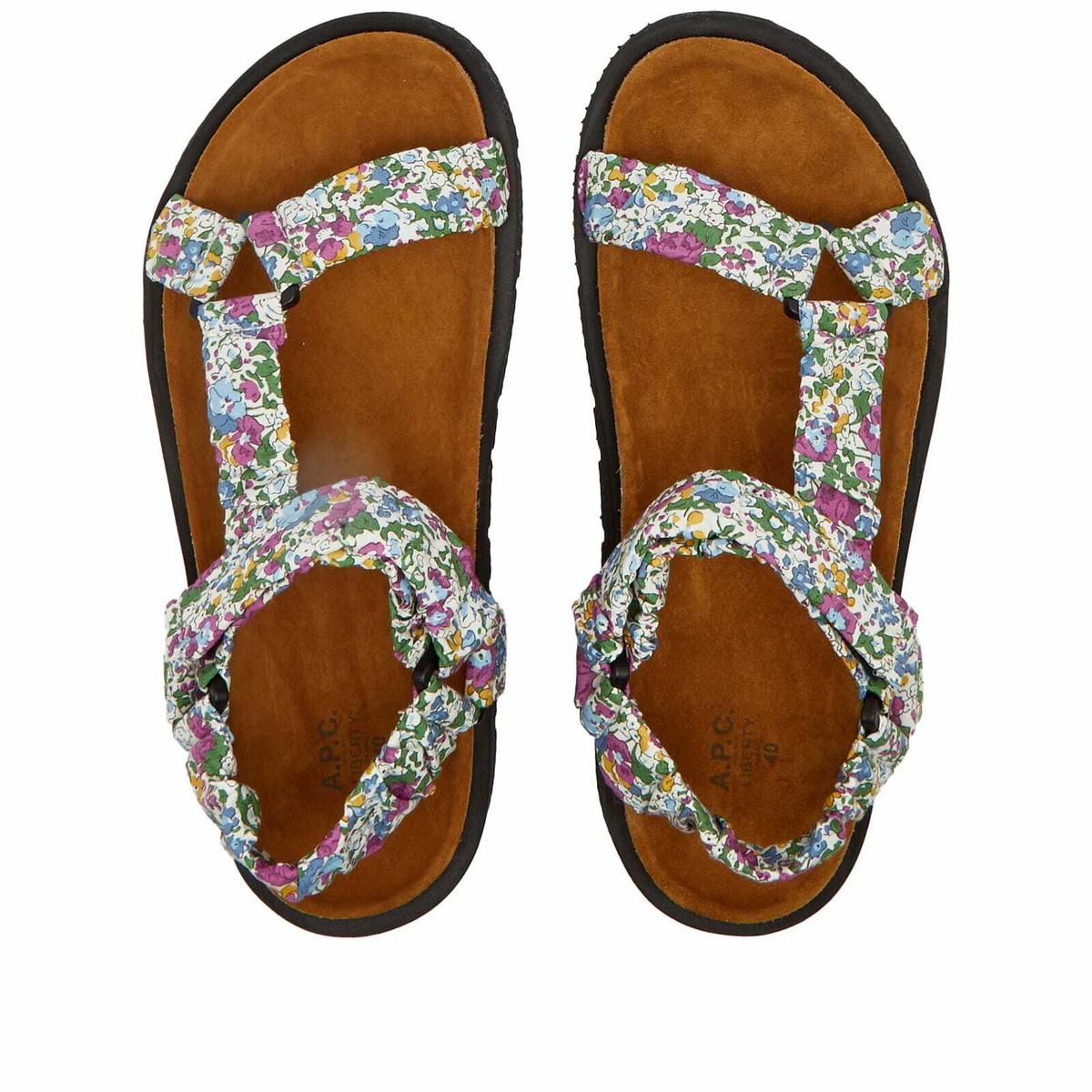 A.P.C. Women's x Liberty Sandal in Multi A.P.C.
