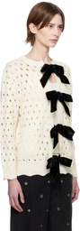 SEA NY Off-White Leia Cardigan