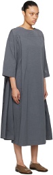 CASEY CASEY Gray Wow Midi Dress