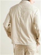 Acne Studios - Ondrey Logo-Appliquéd Faux Suede Jacket - White