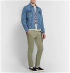 Remi Relief - Slim-Fit Cotton-Twill Chinos - Men - Army green