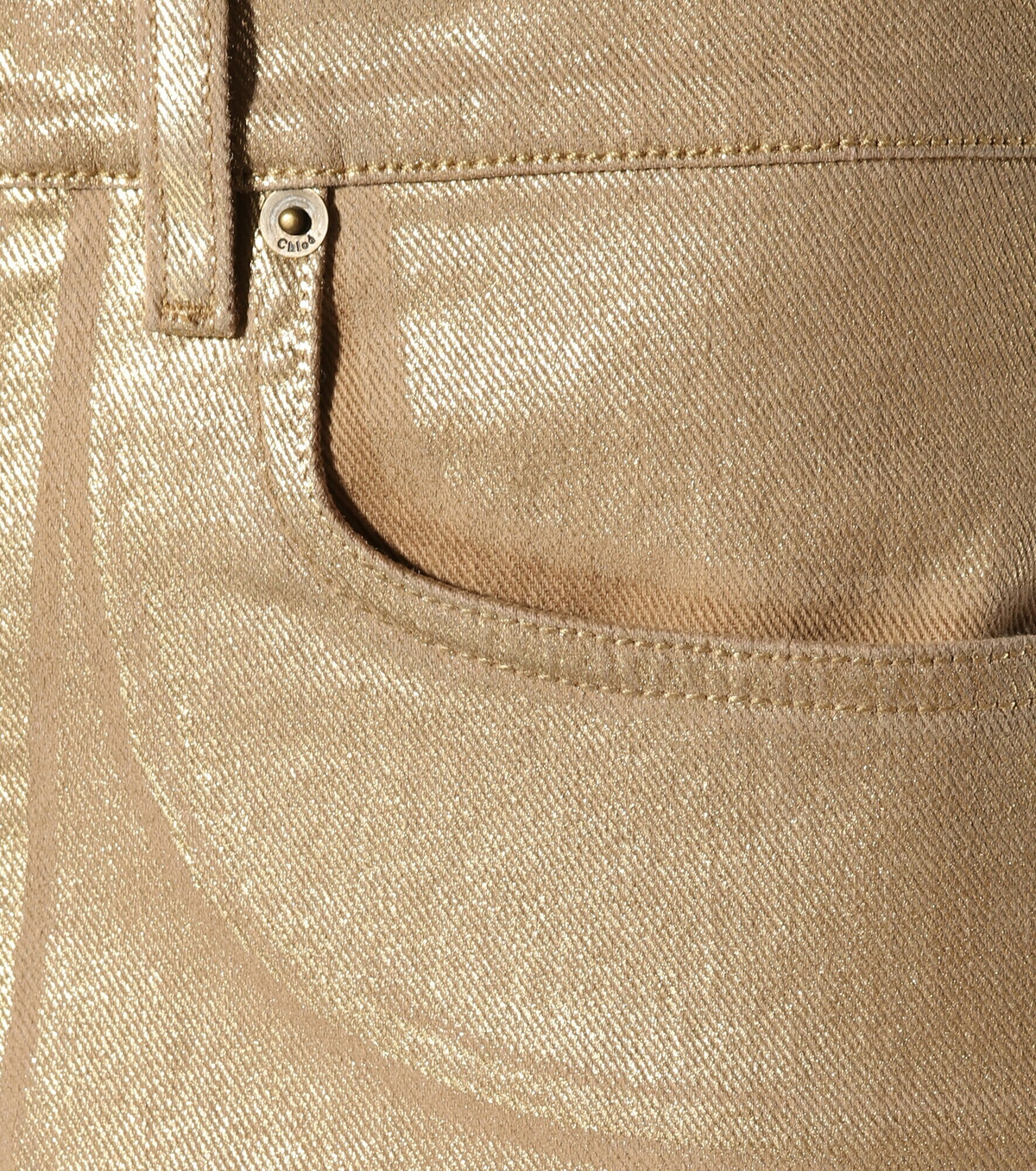 Chloe Coated denim shorts Chloe