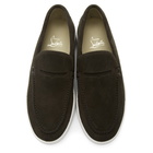 Christian Louboutin Brown Paquebot Loafers