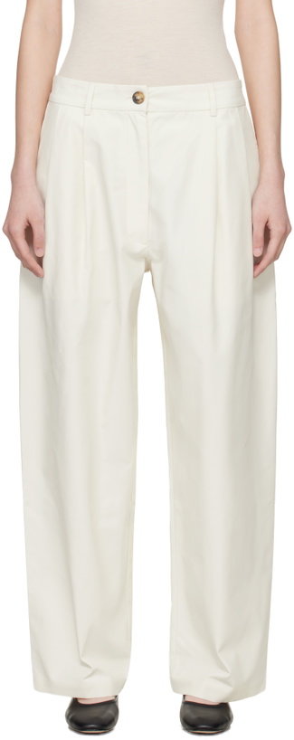 Photo: Cordera White Technical Tailored Trousers
