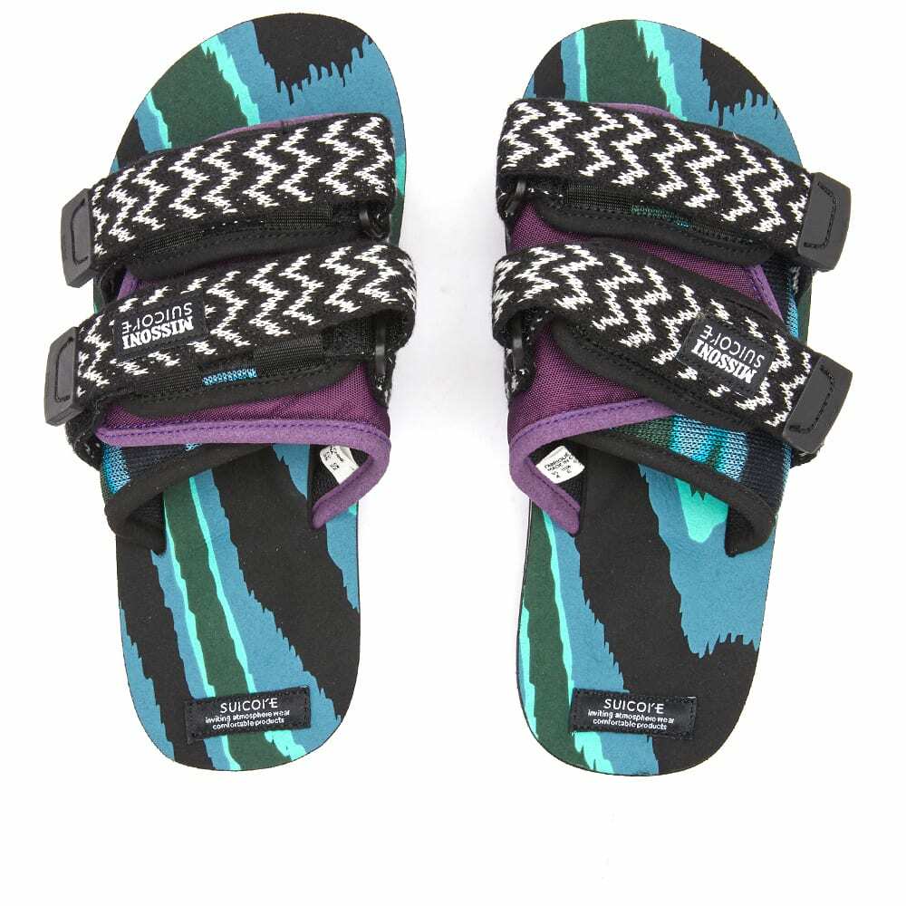 Suicoke x Missoni Moto-MNS-VAR1 in Black Suicoke