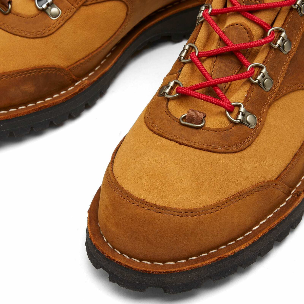 Danner Men's Cascade Crest Hiking Boot in Grizzly Brown/Rhodo Red