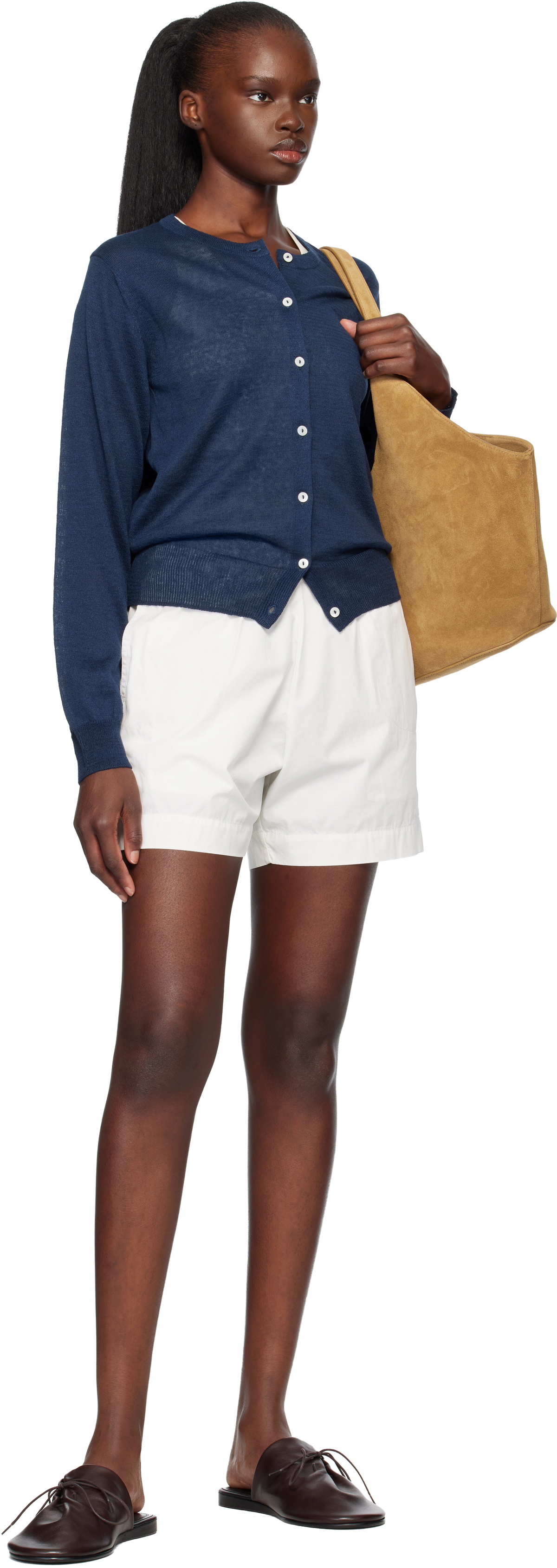 Nothing Written Navy Rola Linen Cardigan