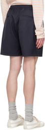 RICE NINE TEN Gray Twill Pajama Shorts