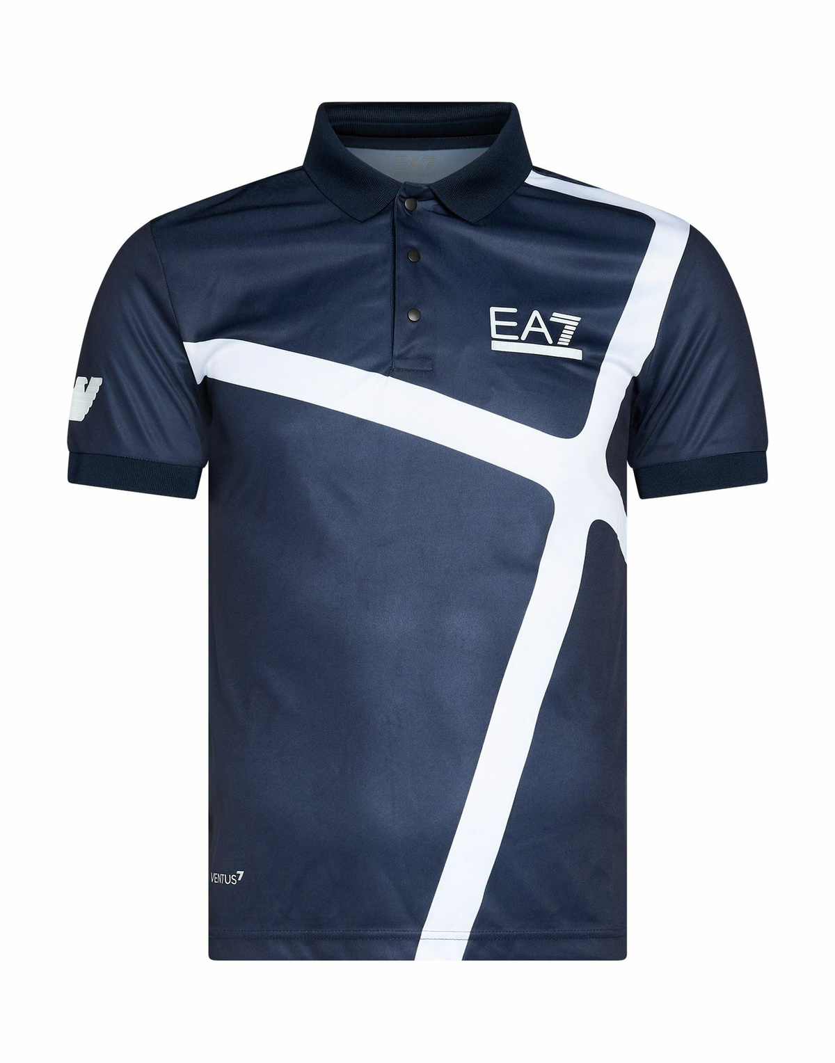 Ea7 Mens Polo shirt in Midnight blue