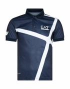 Ea7 Mens Polo shirt in Midnight blue