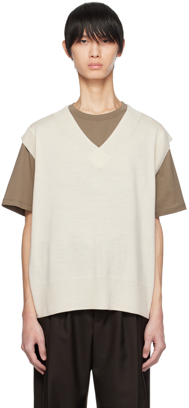 Mark Kenly Domino Tan Studio Off-White Kalvin Vest