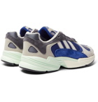 adidas Originals - Yung 1 Suede and Mesh Sneakers - Men - Gray