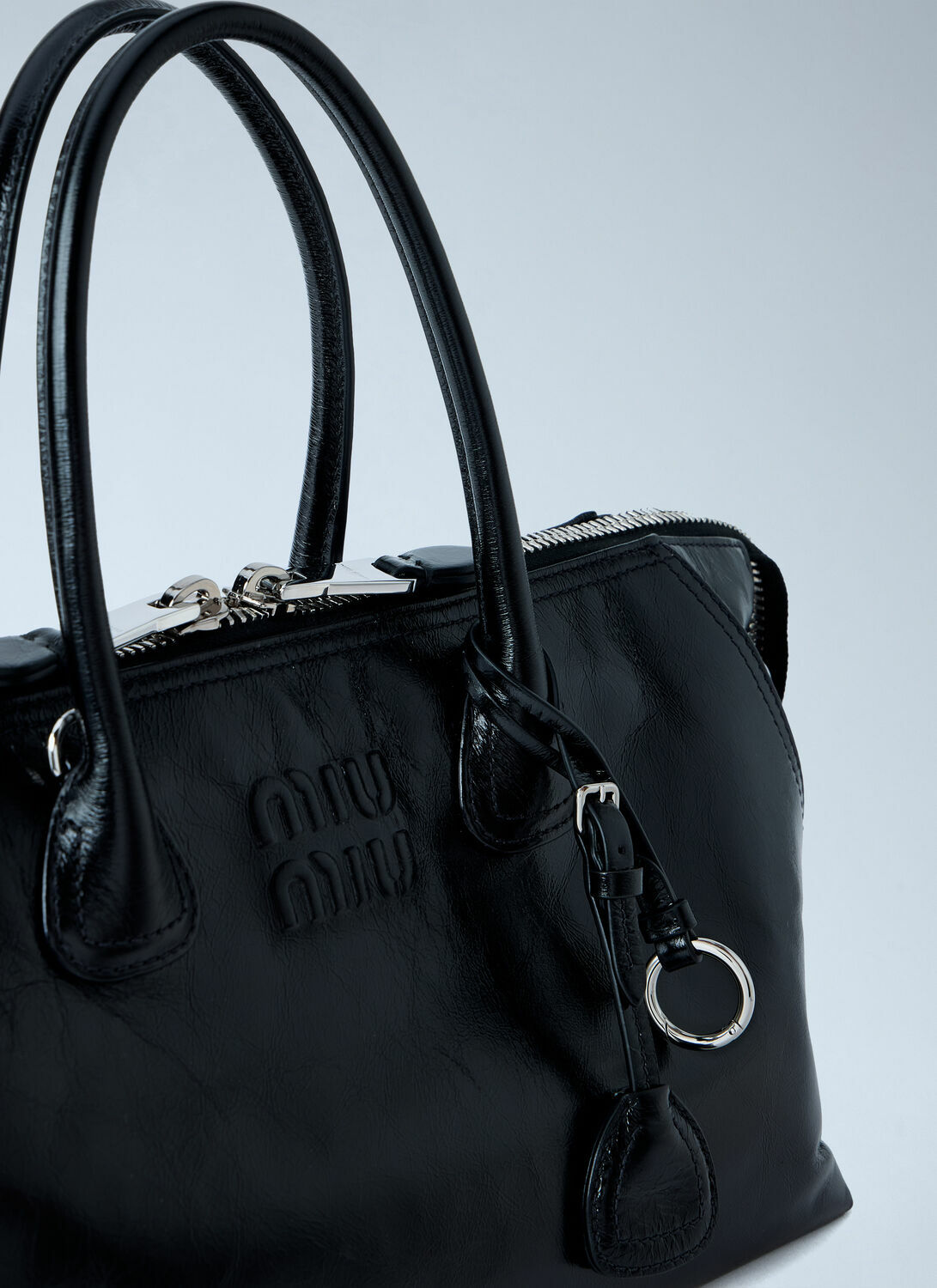 Miu Miu Leather Top Handle Bag