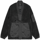 Maharishi Men's Italian Sherpa Tech Kimono in Black