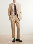 Polo Ralph Lauren - Straight-Leg Pleated Linen Suit Trousers - Neutrals