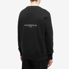 Givenchy Men's Reverse Print Crew Sweat in Black