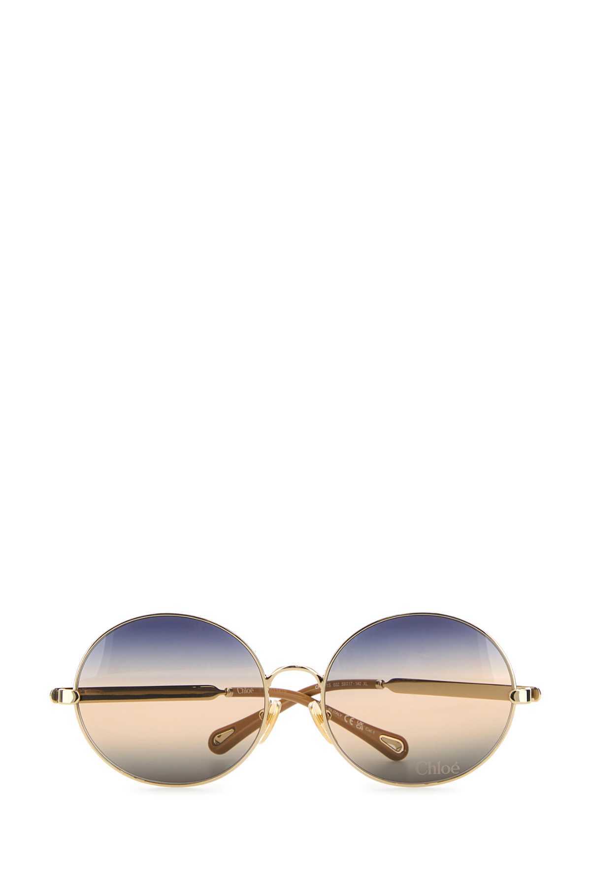 Metal Sunglasses Gold Green - Chloé main image 1