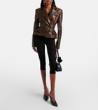 Magda Butrym Peplum leather jacket