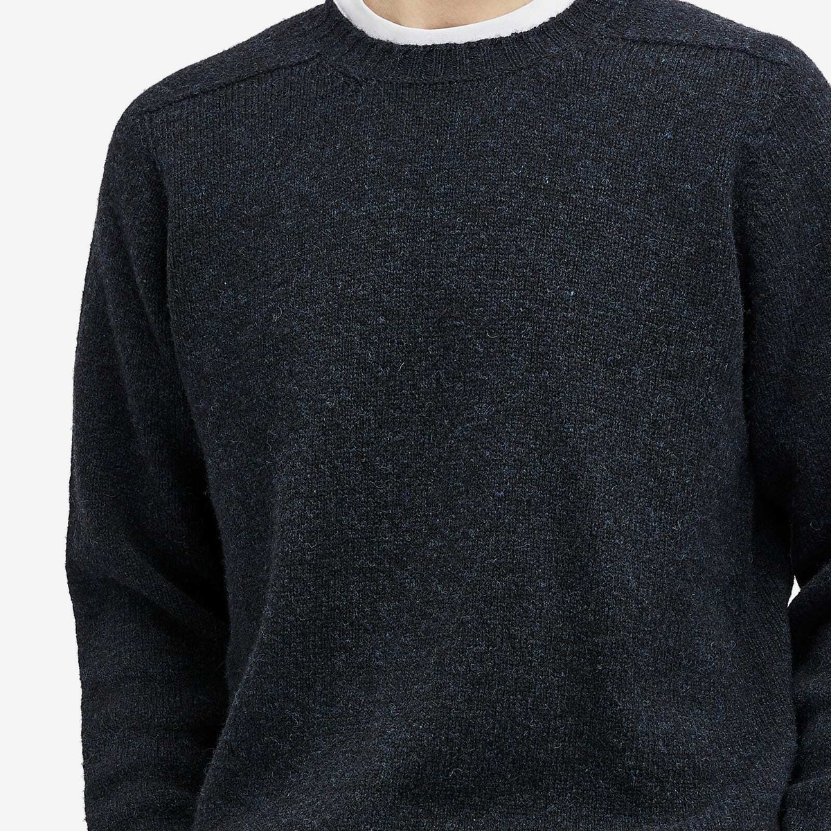 Jamieson's of Shetland Men's Crew Knit in Cosmos