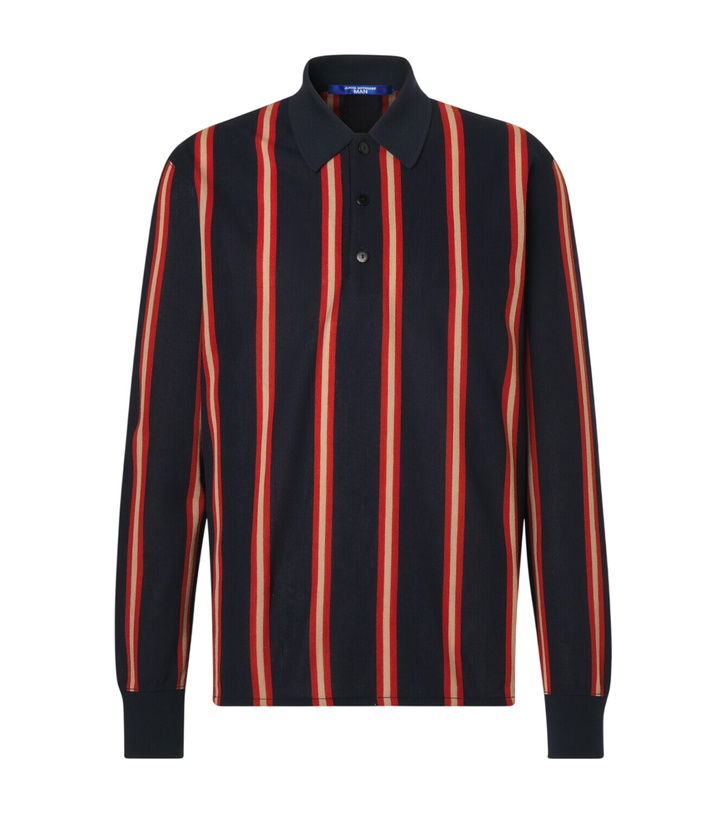 Photo: Junya Watanabe Striped wool polo shirt
