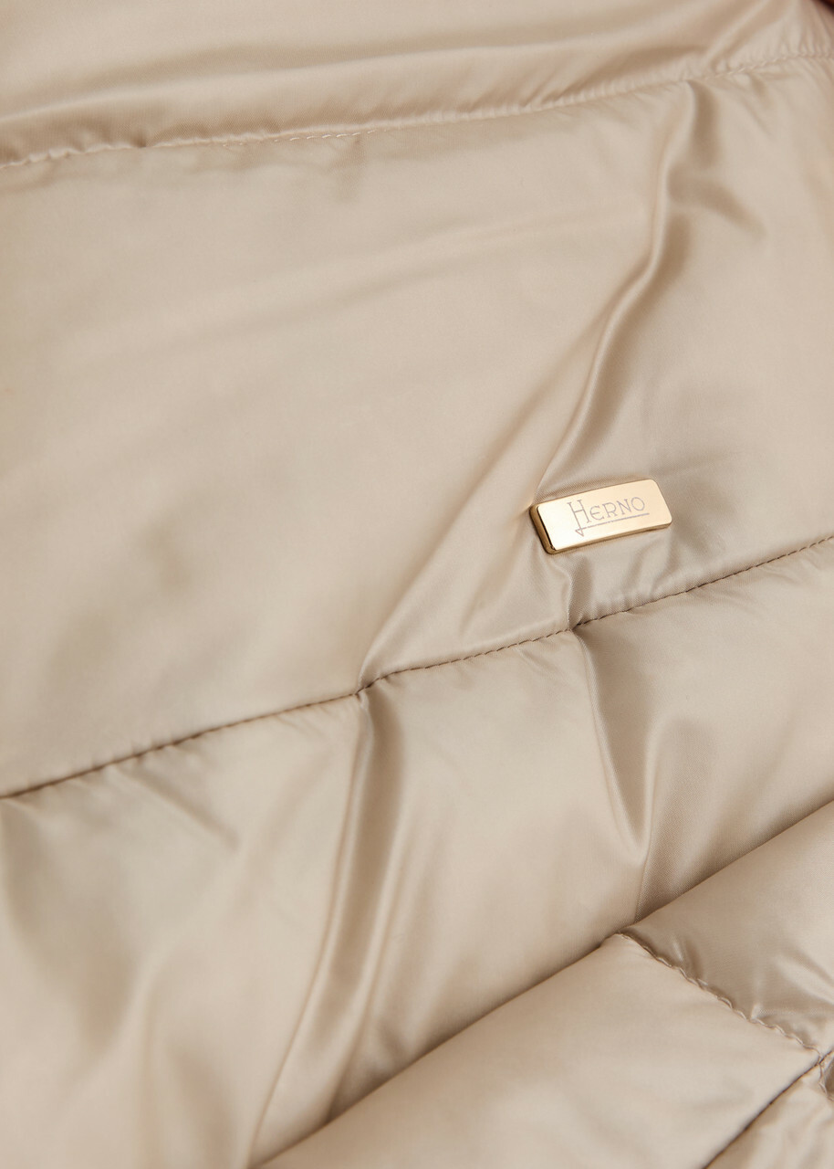 Herno Aminta Quilted Shell Jacket Cream