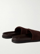 Mr P. - Tom Padded Suede Sandals - Brown