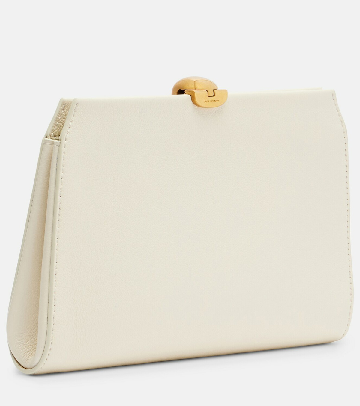 Nour Hammour Lou leather clutch