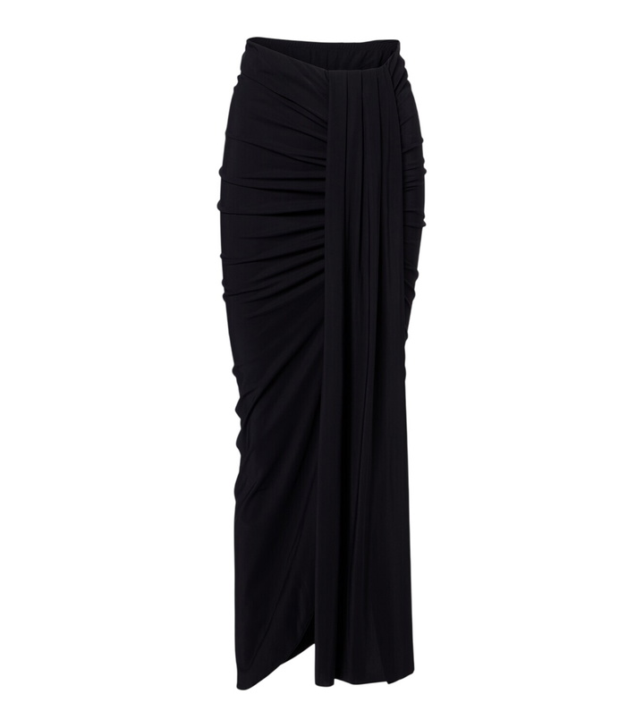 Photo: Roberto Cavalli Draped midi skirt