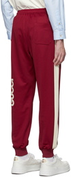 Gucci Red 'Original Gucci' Track Sweatpants