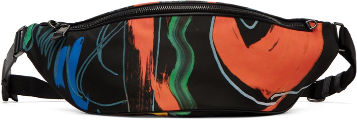 Photo: Moschino Multicolor Shadows & Squiggles Pouch