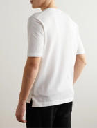 Zegna - Cotton-Piqué T-Shirt - White