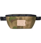 Bleu de Chauffe - Camouflage-Print Cotton-Canvas Belt Bag - Green