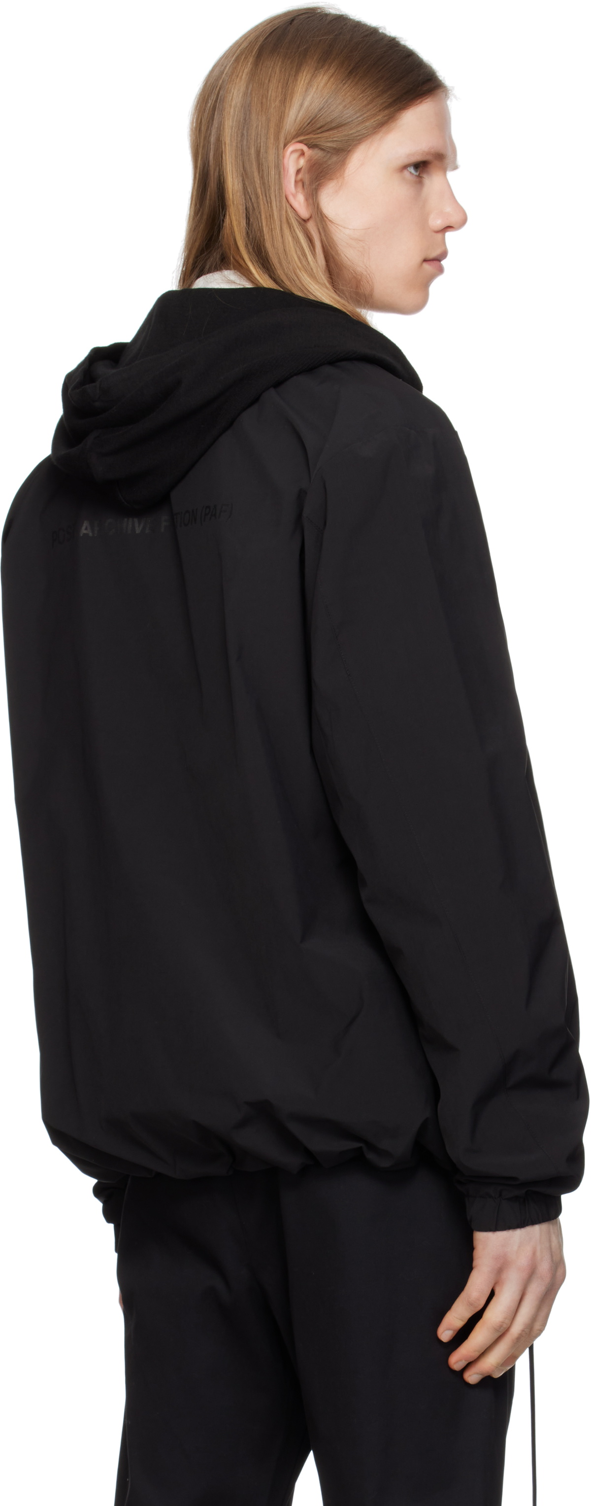POST ARCHIVE FACTION (PAF) Black 8.0 Right Coach Jacket Post
