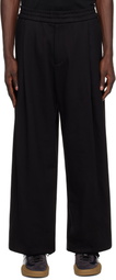 WOOYOUNGMI Black Wide Sweatpants