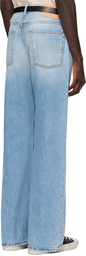 Acne Studios Blue Loose Fit Jeans