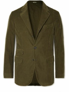 Massimo Alba - Unstructured Cotton-Corduroy Suit Jacket - Green