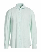 Finamore 1925 Mens Shirt Light in Green