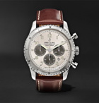 Breitling - Navitimer 8 B01 Chronograph 43mm Stainless Steel and Leather Watch - Men - White