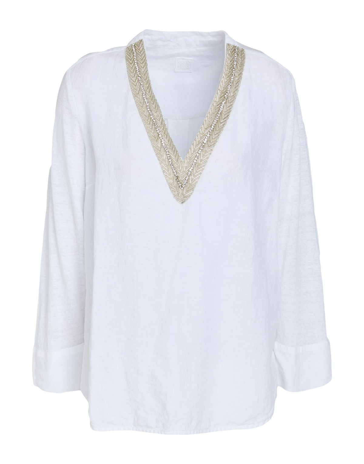 120% Lino Womens Top in White