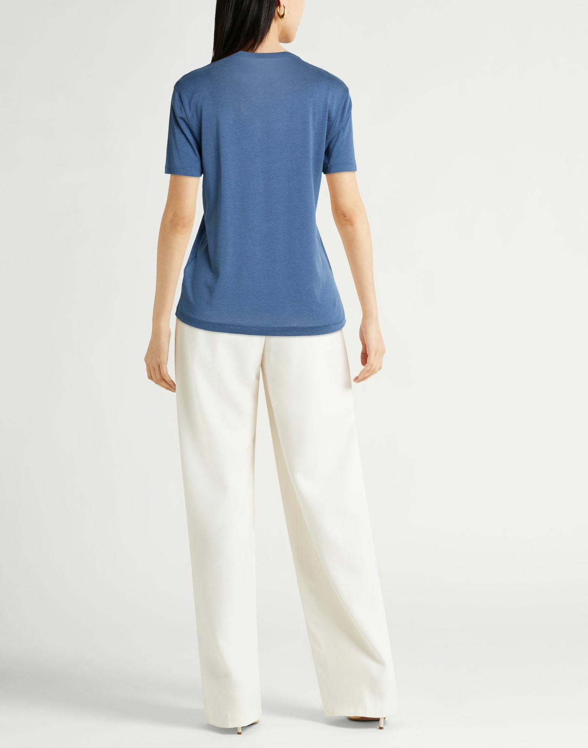 Majestic Filatures Womens T-shirt Slate in Blue